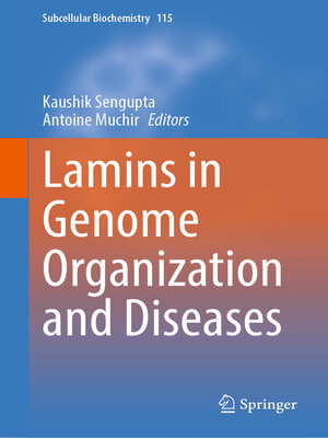 cover image of Lamins in Genome Organization and Diseases